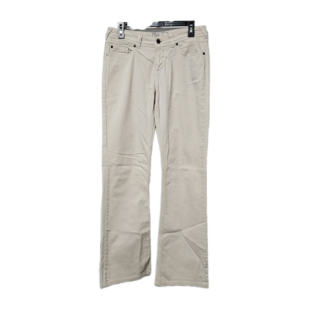 Anthropologie Bica Cheia Pants Women 29‎ Cream Bootcut Mid Rise Denim Trousers